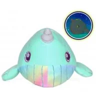 Maskotki i pluszaki - Pluszak świecący w ciemności - Narwal Nickie Dream Beams - miniaturka - grafika 1