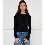 Swetry dla dziewczynek - Patrizia Pepe Kardigan | Regular Fit - miniaturka - grafika 1