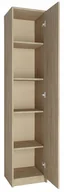 Regały - Regał Biurowy Zamknięty R8 Sonoma Słupek Z Półkami - miniaturka - grafika 1