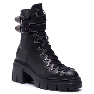 Botki damskie - Altercore Botki Chloe II Vegan Black - grafika 1