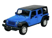 Samochody i pojazdy dla dzieci - MAISTO 2015 JEEP WRANGLER UNLIMITED NIEBIESKI 1:24 31268 - miniaturka - grafika 1