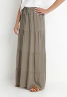 Spódnice - Ciemnozielona Spódnica Amalthea - miniaturka - grafika 1