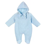 Pajacyki dla niemowląt - Pajac ocieplany Henry, niebieski 62 - miniaturka - grafika 1