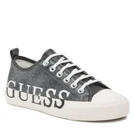 Trampki damskie - Trampki Guess - New Winners Low FM6NWL ELL12 Szary - miniaturka - grafika 1