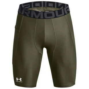 Męskie kalesony Under Armour HG Armour Lng Shorts Rozmiar: M / Kolor: ciemnozielony - Bielizna sportowa męska - miniaturka - grafika 1