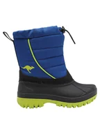 Kozaki damskie - Kangaroos Kozaki zimowe "K-Ben" w kolorze czarno-granatowo-zielonym - miniaturka - grafika 1