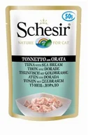 Mokra karma dla kotów - Schesir (kot) - saszetka 50g - Tuńczyk z doradą - miniaturka - grafika 1
