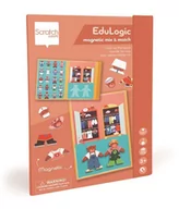 Układanki dla dzieci - Scratch - Magnetyczna układanka - kształty i kolory Ubierz misia 3+ - miniaturka - grafika 1