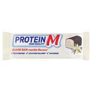 Desery mleczne - Protein M Batonik z masy twarogowej o smaku waniliowym z kolagenem 40 g - miniaturka - grafika 1