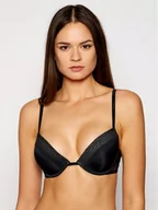 Biustonosze - Calvin Klein Underwear Biustonosz push-up 000QF5145E Czarny - miniaturka - grafika 1