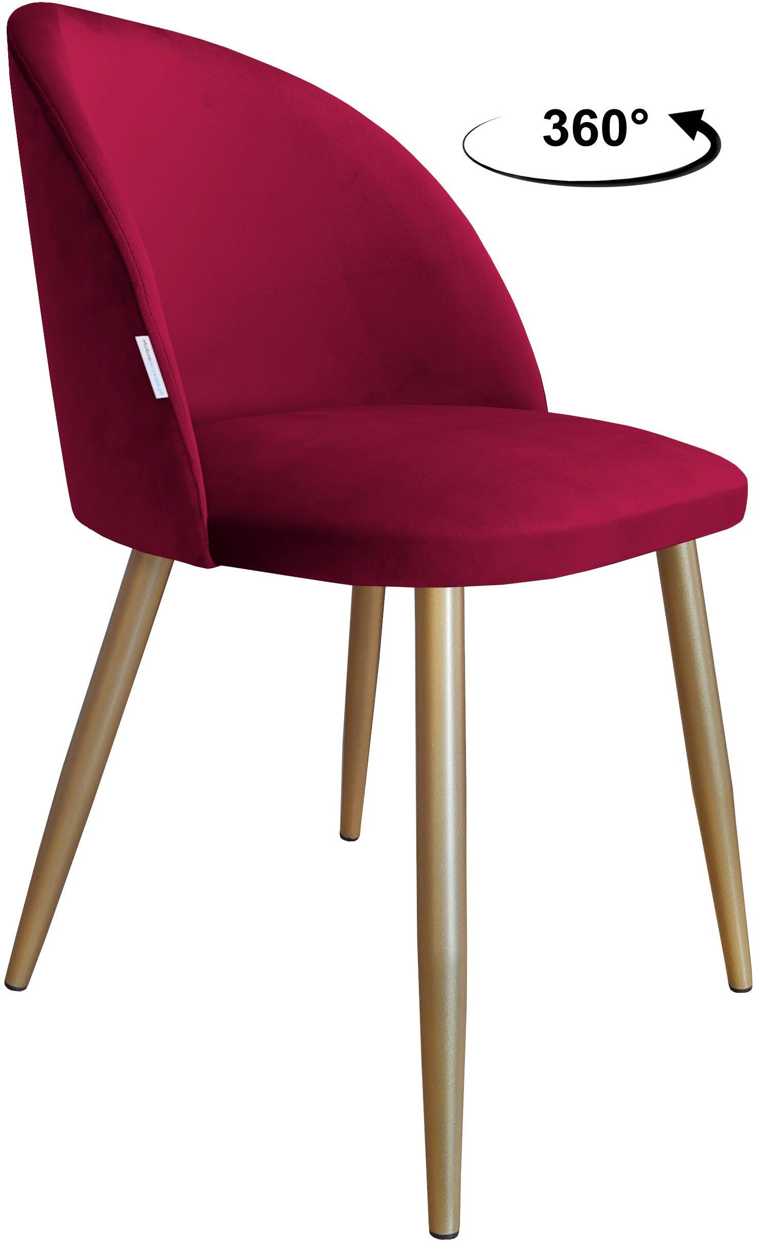 Krzesło obrotowe Colin podstawa złota MG31