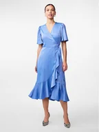 Sukienki - YAS Sukienka koktajlowa Thea 26028890 Niebieski Standard Fit - miniaturka - grafika 1