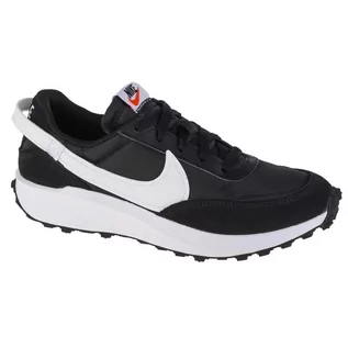 Buty dla dziewczynek - Damskie Buty NIKE NIKE WAFFLE DEBUT DH9523-002 – Czarny - grafika 1