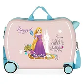 Walizki - Disney Princesas walizka dziecięca różowa 50 x 39 x 20 cm sztywne ABS kombinowane zamknięcie boczne 34 l 1,8 kg 4 koła - miniaturka - grafika 1