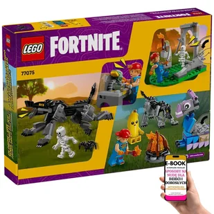 Zbuduj własny obóz z LEGO Fortnite (77075) – Ruiny + LAMA + Wilk z Ruchomymi Częściami Idealna Zabawka dla Gracza + EBOOK-3 - Klocki - miniaturka - grafika 1