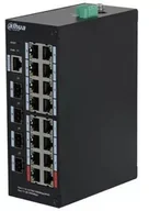 Switche - SWITCH POE HS4420-16GT-190 16-PORTOWY + 4 x SFP DAHUA - miniaturka - grafika 1