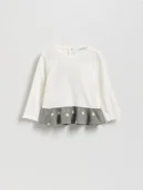 Bluzki dla niemowląt - Reserved - Koszulka z falbanką - wielobarwny - miniaturka - grafika 1