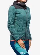 Kurtki narciarskie - Kurtka skiturowa damska Ortovox Swisswool Piz Badus Jacket - arctic grey - miniaturka - grafika 1