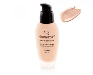 Golden Rose SATIN SMOOTHING FLUID FOUNDATION PODKŁAD Z DOZOWNIKIEM 28 - Podkłady do twarzy - miniaturka - grafika 1