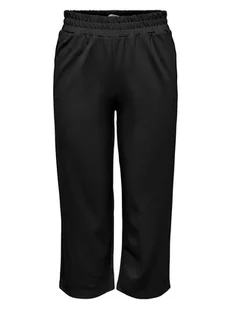 ONLY Kuloty w kolorze czarnym - Spodnie damskie - miniaturka - grafika 1