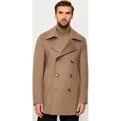 Płaszcze męskie - BOSS BLACK Wełniany płaszcz H-Hyde-Pcoat-254 | z dodatkiem kaszmiru - miniaturka - grafika 1