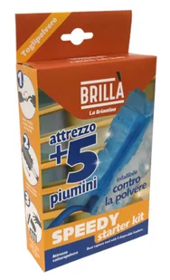 Brilla Speedy Zestaw miotełka do kurzu +5 wkładów - Miotły, szufle, mopy - miniaturka - grafika 1