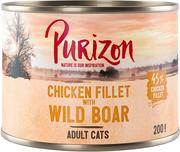 Mokra karma dla kotów - Purizon Adult, 6 x 200 g - Filet z kurczaka z dziczyzną - miniaturka - grafika 1