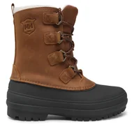 Botki męskie - Śniegowce Helly Hansen Varanger Primaloft 11630_741 Brązowy - miniaturka - grafika 1