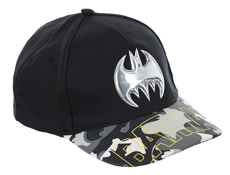 Czapka z daszkiem dla chłopca Batman czarna