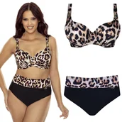 Stroje kąpielowe - Strój kąpielowy dwuczęściowy usztywniany wyszczuplający GABBIANO Elena 80D - miniaturka - grafika 1