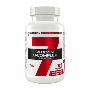 7Nutrition B-Complex B-50 TMG Methyl 120vkaps. - Witaminy i minerały - miniaturka - grafika 1