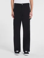 Spodnie męskie - pantaloni uomo dickies canvas carpenter - dk0a4zabblk1 black - miniaturka - grafika 1