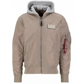 Odzież taktyczna i umundurowanie - Kurtka Alpha Industries MA-1 TT Hood 196108 679 - Vintage Sand - miniaturka - grafika 1