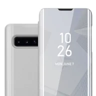 Etui i futerały do telefonów - Etui na telefon komórkowy Cadorabo do Samsung Galaxy S10 PLUS w kolorze srebrnym pokrywa tylna okładka okładka ochronna książeczka etui książeczka - miniaturka - grafika 1