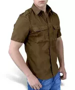 Odzież taktyczna i umundurowanie - Koszula SURPLUS RAW VINTAGE SHIRT - Brown - miniaturka - grafika 1