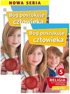Bóg poszukuje człowieka 5. Podręcznik i karty pracy do religii dla klasy 5 szkoły podstawowej - Waldemar Janiga - podręcznik - Podręczniki dla szkół podstawowych - miniaturka - grafika 1