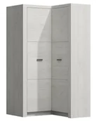 Szafy - Garderoba Narożna Biały Kraft K2-B93 - miniaturka - grafika 1