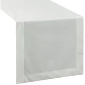 Obrusy i serwetki - Bieżnik EUROFIRANY Melinda 40 x 140 cm Biały - miniaturka - grafika 1