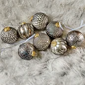 Ozdoby bożonarodzeniowe - Świąteczne zawieszki, zestaw 8 szt. Silverlake - miniaturka - grafika 1