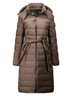 Kurtki damskie - Geographical Norway Płaszcz zimowy "Cabima" w kolorze brązowym - miniaturka - grafika 1