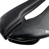 Siodełka rowerowe i akcesoria - Selle ITALIA Siodło ITALIA SP-01 BOOST KIT CARBONIO SUPERFLOW S (id match - S3) carbon/keramic 7x9, fibra-tek, 163g czarne (NEW) A-SIT-067A801ICA001 - miniaturka - grafika 1