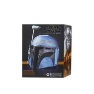 Figurki dla dzieci - CASCO ELECTRONICO STAR WARS MANDALORIAN AX WOVES SERIE CZARNY - miniaturka - grafika 1