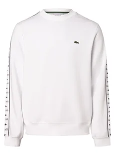 Lacoste Bluza męska Mężczyźni biały jednolity, 6 - Bluzy męskie - miniaturka - grafika 1