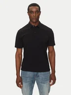 Koszulki męskie - Armani Exchange Polo XM000509 AF13055 UB101 Granatowy Regular Fit - miniaturka - grafika 1