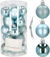 Bombki - Springos Bombki choinkowe 20 szt. niebieski 4 cm zestaw choinkowy UNIWERSALNY - miniaturka - grafika 1