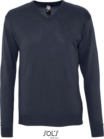 SOLs 90000 Sweter męski z dekoltem w serek Galaxy - Kolor: Granatowy - Rozmiar: 3XL