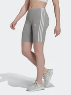 Spodenki damskie - adidas Szorty sportowe Essentials 3-Stripes Bike Shorts HF5956 Szary - miniaturka - grafika 1