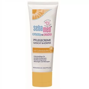 SebaMed Baby Care Cream Face & Body With Calendula krem do ciała 75 ml dla dzieci - Balsamy i oliwki dla dzieci - miniaturka - grafika 2