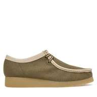 Półbuty męskie - Półbuty Clarks Wallabee EVO 26186172 Zielony - miniaturka - grafika 1