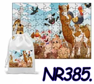 Puzzle - PUZZLE 35 EL. UKŁADANKA PREZENT ZWIERZĘTA FARMA +WORECZEK Z NADRUKIEM - miniaturka - grafika 1